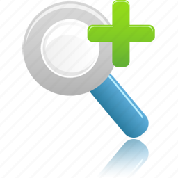 Search, zoom, in, magnifier, find, magnifying glass, magnifying icon - Download on Iconfinder