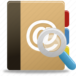 Search addressbook, phonebook, addressbook, search, search phonebook icon - Download on Iconfinder
