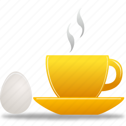 Breakfast, egg, coffee, cup icon - Download on Iconfinder