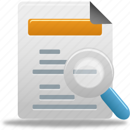 Analysis, search, document, file icon - Download on Iconfinder
