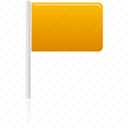 Flag, yellow icon - Download on Iconfinder on Iconfinder