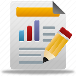 Reports, custom, edit, financial, finance, graph, charts icon - Download on Iconfinder
