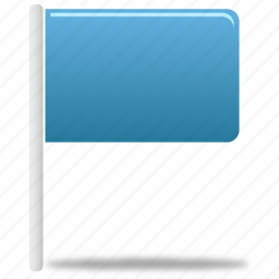 Blue, flag icon - Download on Iconfinder on Iconfinder