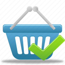 Basket, shopping, accept, buy, ecommerce, cart, check icon - Download on Iconfinder