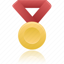Metal, red, gold, winner, prize, award icon - Download on Iconfinder