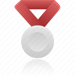 Winner, medal, prize, award, metal, silver icon - Download on Iconfinder