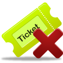 remove, ticket