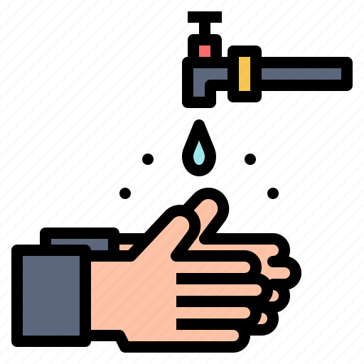 Clean, hands, prevent, wash, water icon - Download on Iconfinder