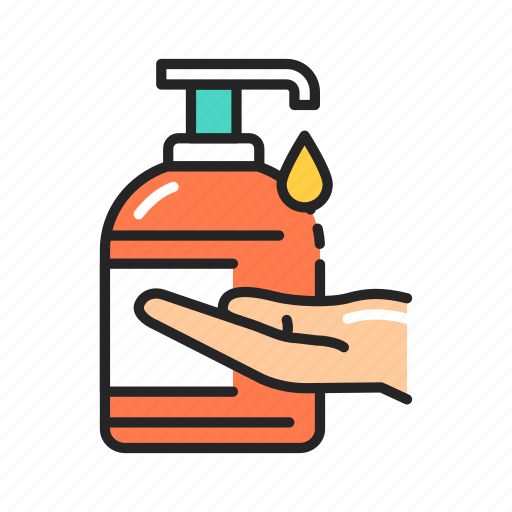 Antibacterial, bottle, hand, hygiene, soap, wash icon - Download on Iconfinder