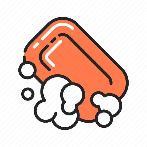 Bubbles, cleaning, hygiene, soap, wash icon - Download on Iconfinder