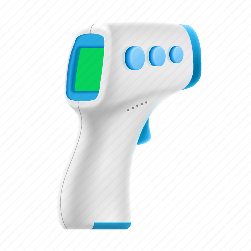 Thermo, medical, thermometer, non-contact, contactless, object, infrared icon - Download on Iconfinder