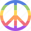 lgbt, peace, rainbow 