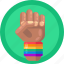 pride, lgbt, lesbian, gay, homosexual, wristband 