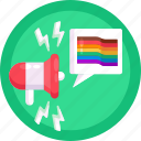 announce, flag, pride, lgbt, lesbian, gay, homosexual