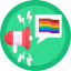 announce, flag, pride, lgbt, lesbian, gay, homosexual 