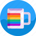 pride, lgbt, lesbian, cup, gay, homosexual, mug