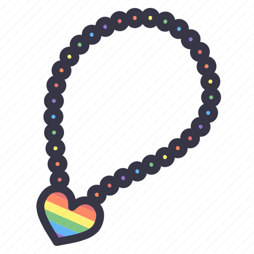 Lgbt, pride, celebration, culture, accessory, rainbow, heart icon - Download on Iconfinder