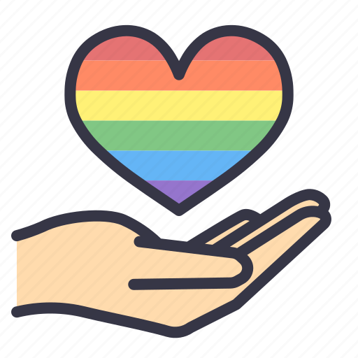 Lgbt, pride, celebration, love, hand, gesture, respect icon - Download on Iconfinder