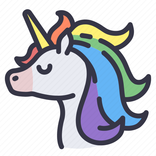Lgbt, pride, celebration, culture, unicorn, rainbow, creature icon - Download on Iconfinder