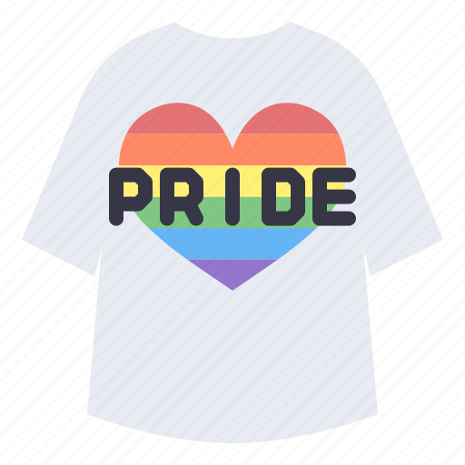 Lgbt, pride, celebration, culture, tshirt, tops, clothes icon - Download on Iconfinder