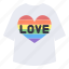 lgbt, pride, celebration, tshirt, tops, clothes, love 