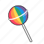 pride, lolipop, lgbtq, celebration, homosexual, heart, rainbow, festival 