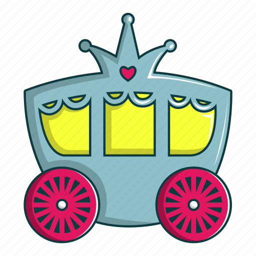 Antique, carriage, cartoon, cinderella, girl, princess, royal icon -  Download on Iconfinder