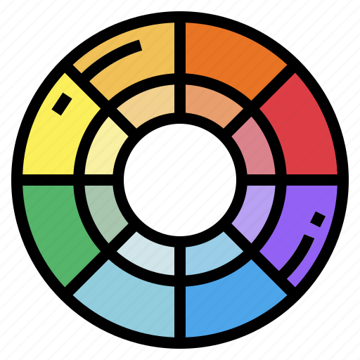 Circular, colour, palette, target icon - Download on Iconfinder