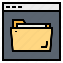 document, file, folder, storage