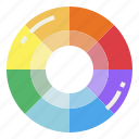 circular, colour, palette, target