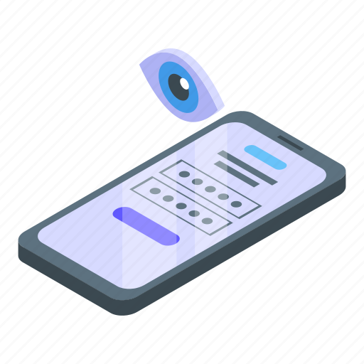Privacy, password, isometric icon - Download on Iconfinder