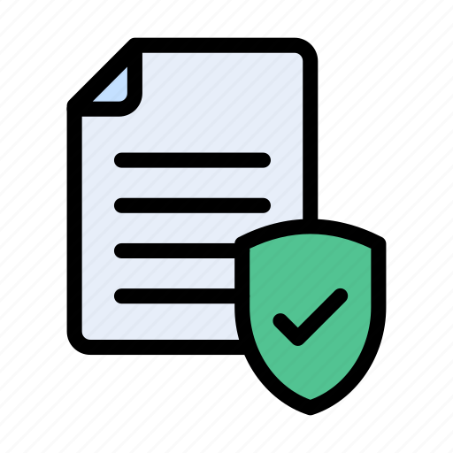 Document, file, privacy, protection, security icon - Download on Iconfinder