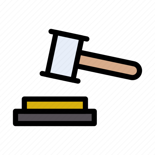 Auction, court, justice, law, legal icon - Download on Iconfinder