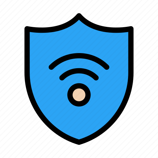 Badge, internet, security, shield, wireless icon - Download on Iconfinder