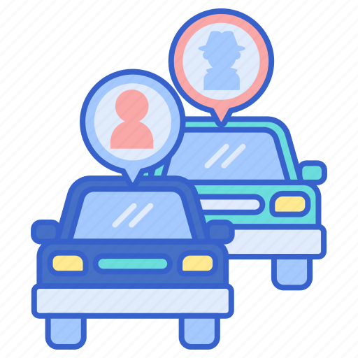 Car, following, transport, vehicle icon - Download on Iconfinder