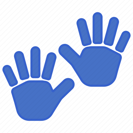Fingerprint, hand, handprint icon - Download on Iconfinder