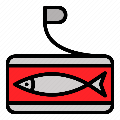 Canned, canned fish, food, processed icon - Download on Iconfinder