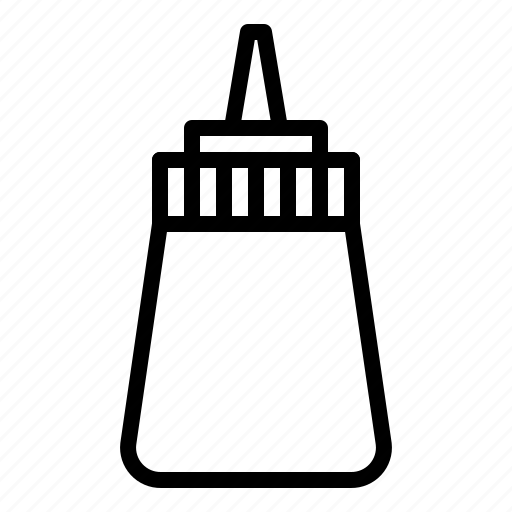 Condiment, container, food, sauce, sauce bottle, squeeze bottle icon - Download on Iconfinder