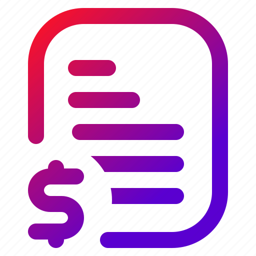 Invoice, file, ticket, validating, receipt icon - Download on Iconfinder