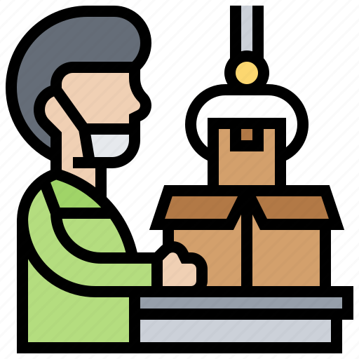 Assembly, manufacture, packaging, process, production icon - Download on Iconfinder