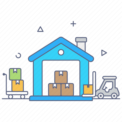 Warehouse, storehouse, storage house, storeroom, stockroom icon - Download on Iconfinder