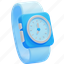smartwatch, time, date, watch, clock, timer, fashion, accessories, blue watch 