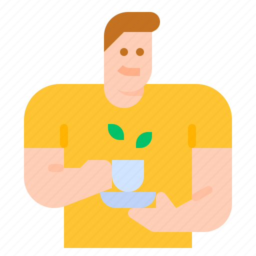 Drinking, hot, man, morning, tea icon - Download on Iconfinder