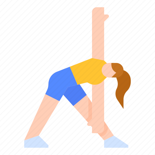 Exercise, flexible, home, workout, yoga icon - Download on Iconfinder