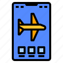 airplane, application, mode, phone, smartphone