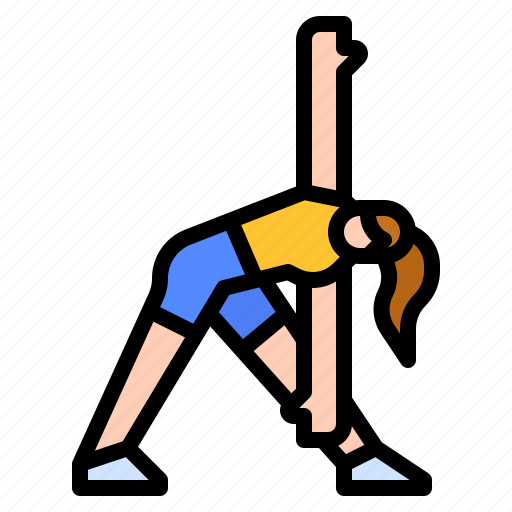 Exercise, flexible, home, workout, yoga icon - Download on Iconfinder
