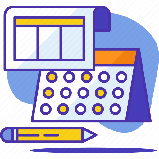 Calendar, pencil, productivity, schedule, task icon - Download on Iconfinder