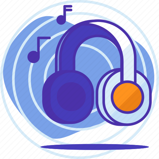 Concentration, headphone, listen, music, productivity, track icon - Download on Iconfinder