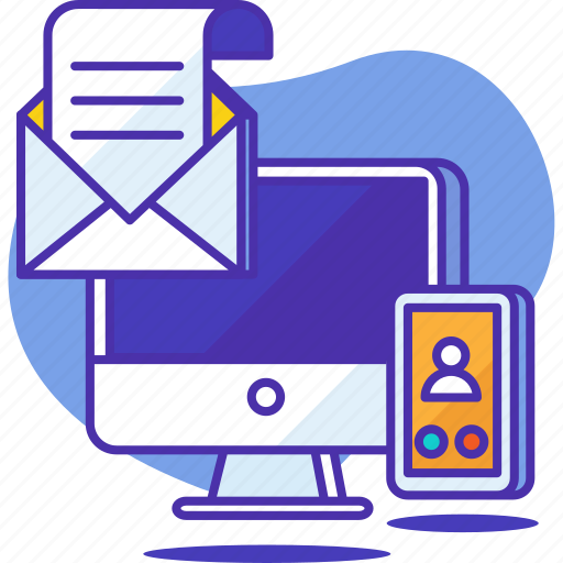 Call, cell phone, intruptions, letter, pc, productivity icon - Download on Iconfinder