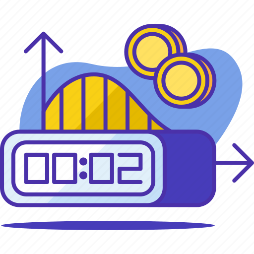 Business, clock, coin, money, productivity, timing icon - Download on Iconfinder